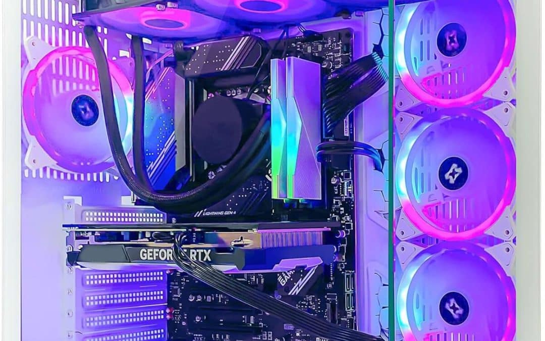 PC Gamer Infomax Complet - Ryzen 5, RTX 4060 8Go, 16Go RAM, 1To SSD, écran 170Hz, Boîtier Aquarium