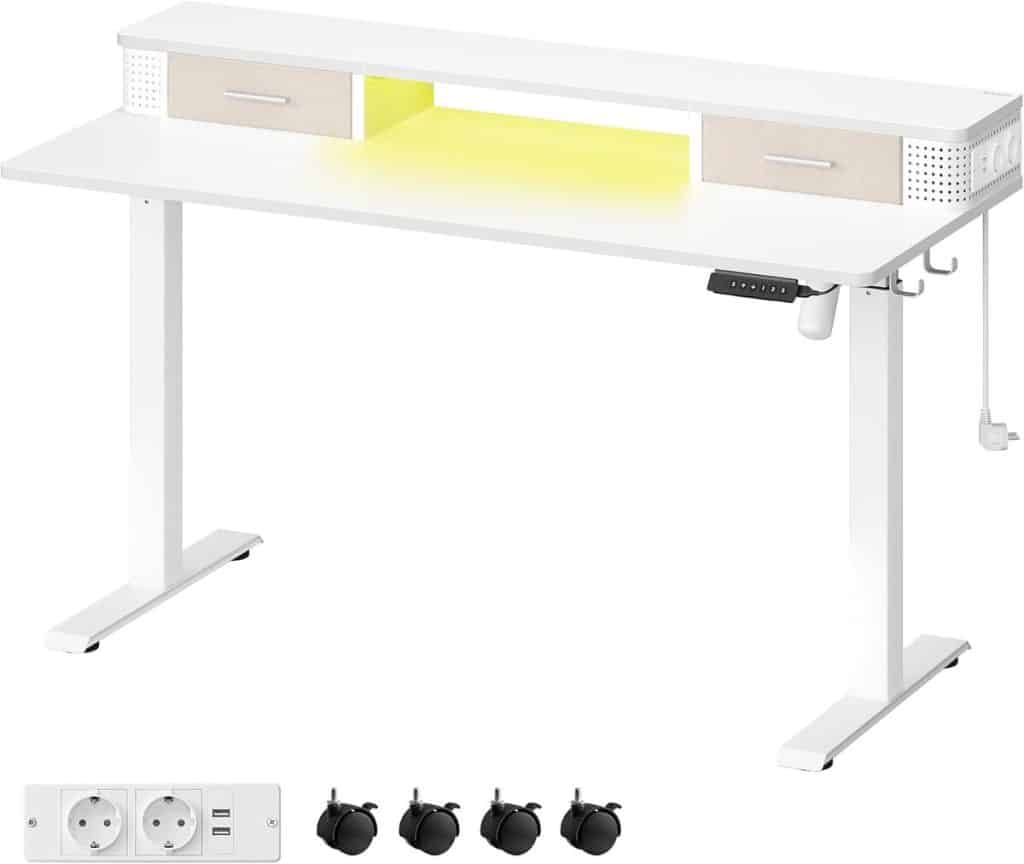 Avis sur le bureau électrique VASAGLE LSD184W01