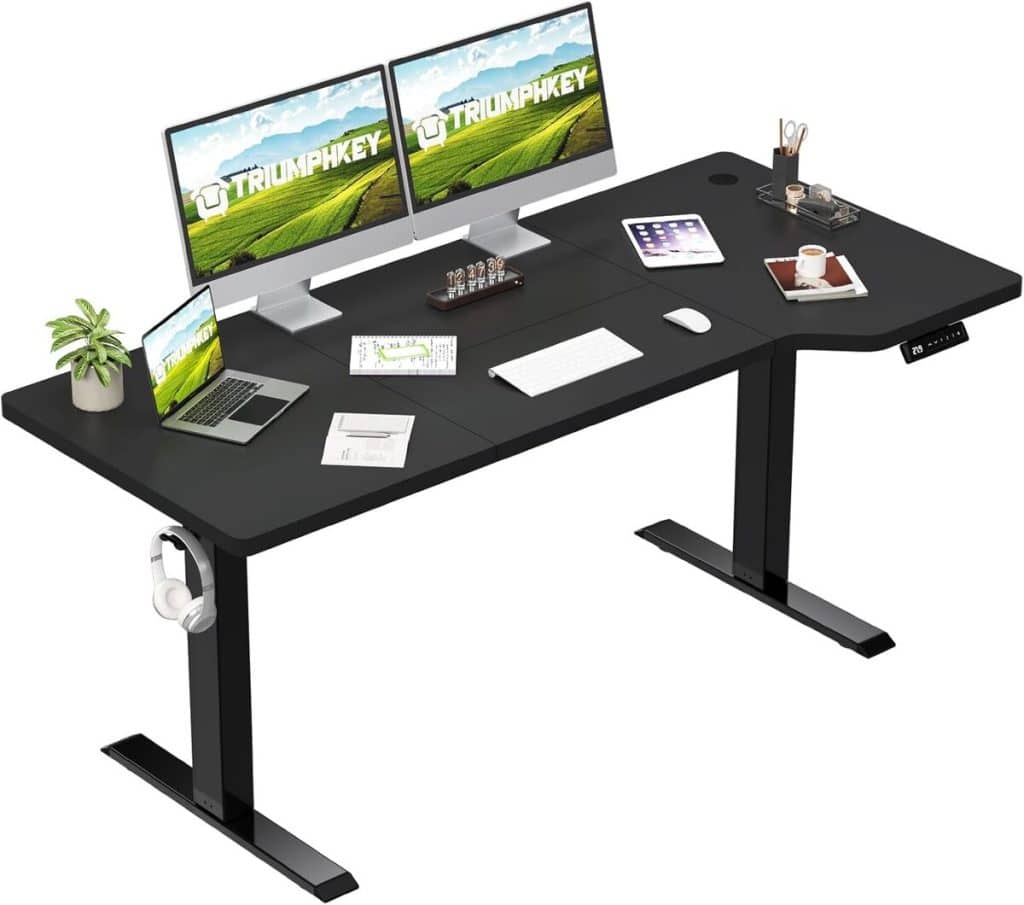 Test : bureau assis-debout Triumphkey 160 cm électrique