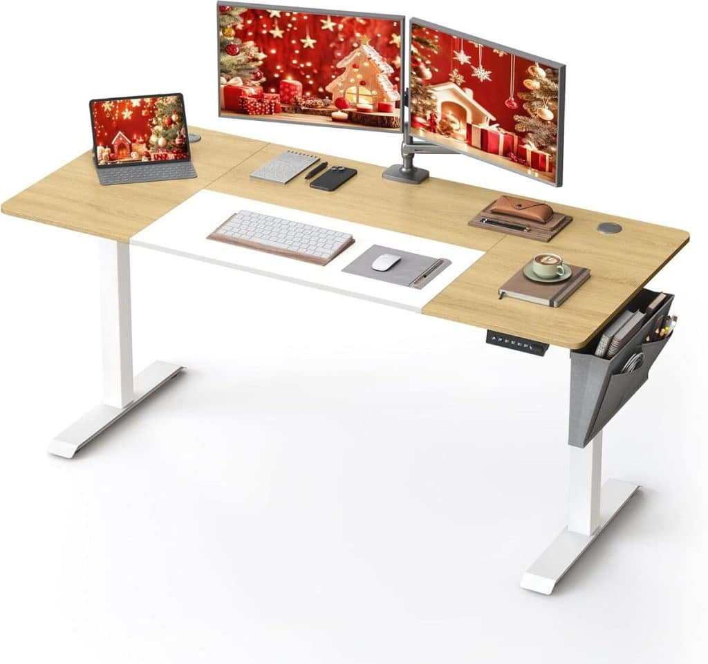 Test du bureau électrique assis-debout SONGMICS LSD026N01 : flexibilité et style