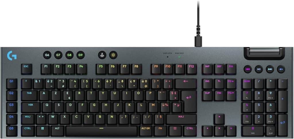 Test du clavier gaming Logitech G915 : design et performance