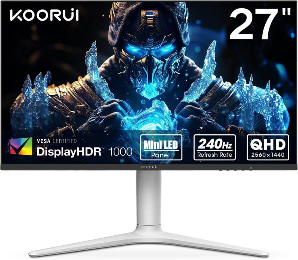 Test de l'écran gamer Koorui 27" : performance ultime, 240Hz et mini LED