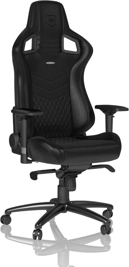 Test : noblechairs Epic, chaise gaming en cuir noir