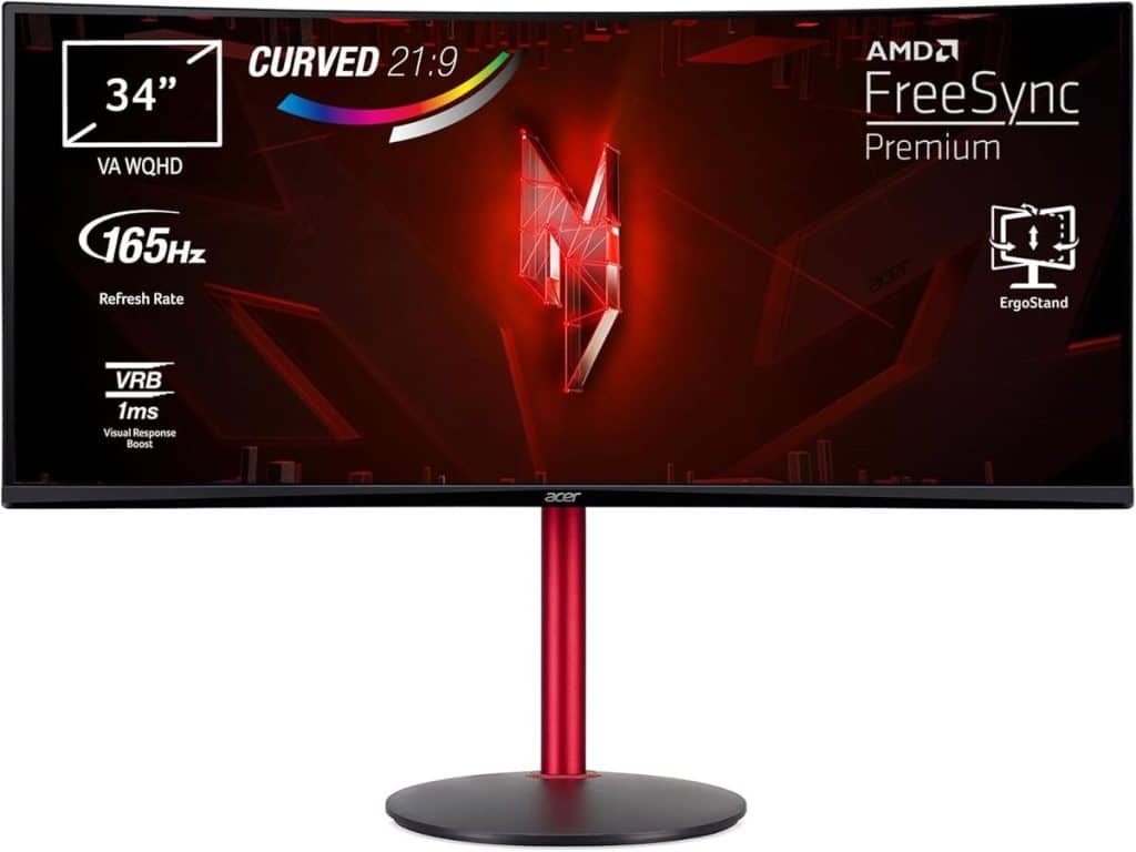 Test : acer Nitro XZ342CUPbmiiphfx, écran gaming 34" performance assurée