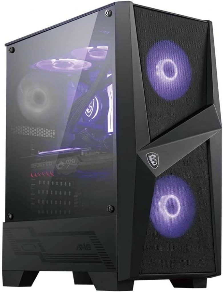 Test : boîtier PC Gaming MAG FORGE 100M avec RGB et verre trempé
