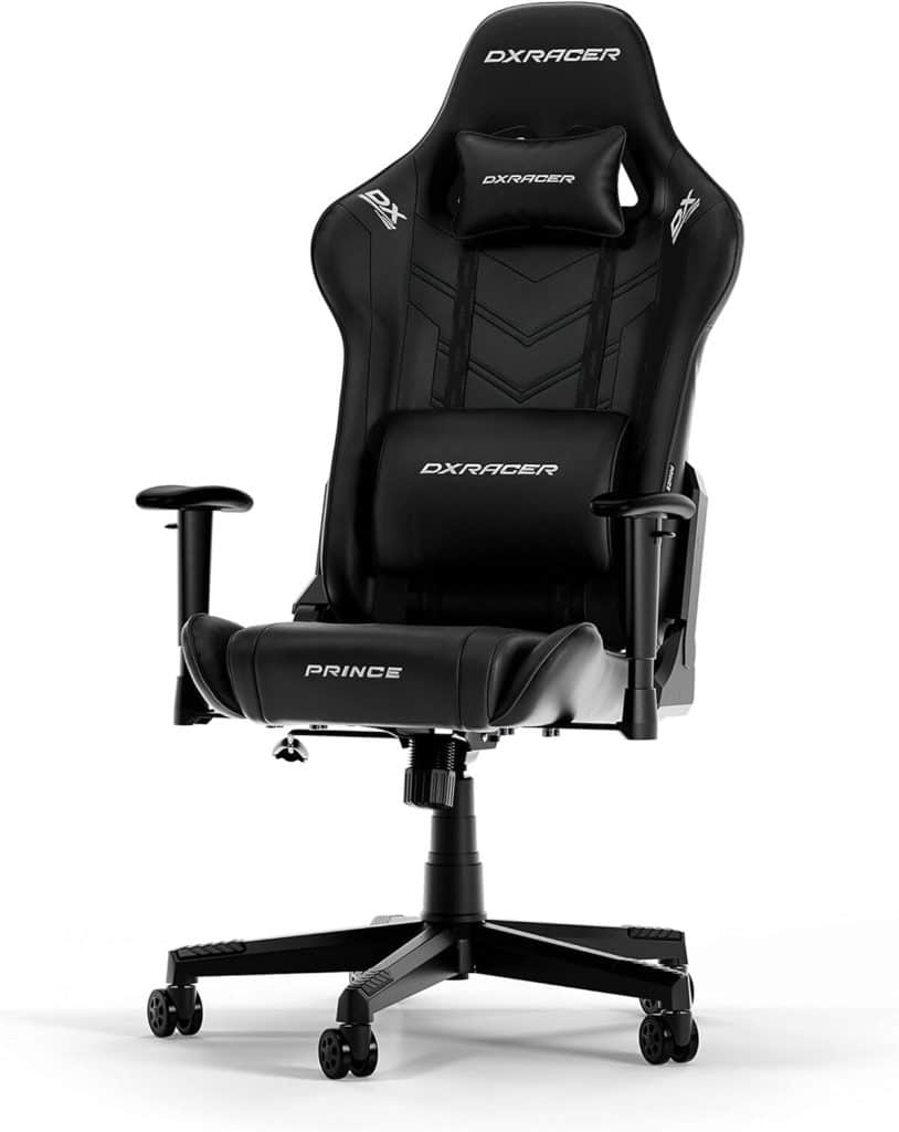 Test de la chaise gaming Dxracer Prince L noir en cuir PVC