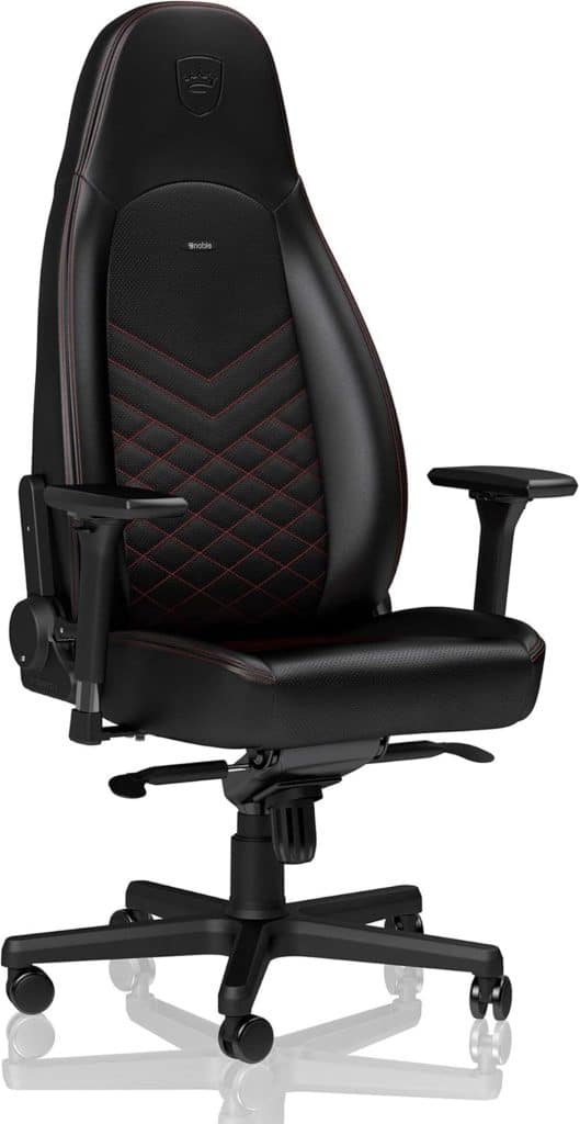 Test de la chaise gaming Noblechairs ICON noir/rouge