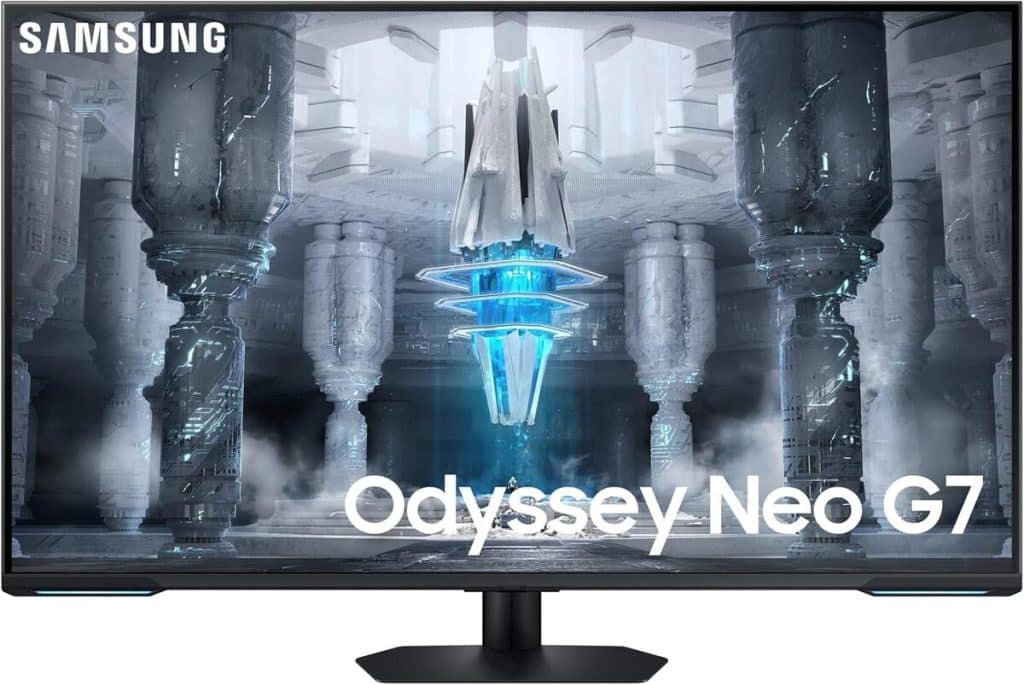 Test de l'écran Samsung Odyssey Neo G7 : performance 4K assurée