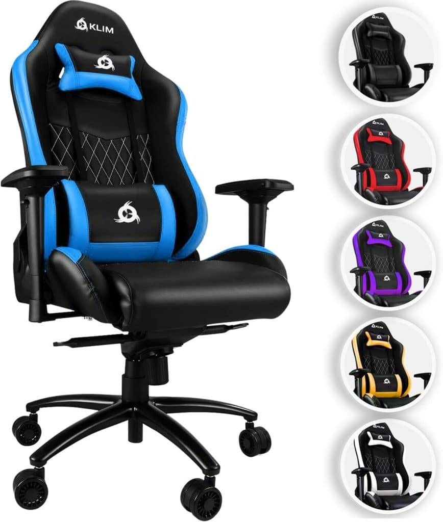 Test : kLIM Esports - chaise gaming ergonomique 2022