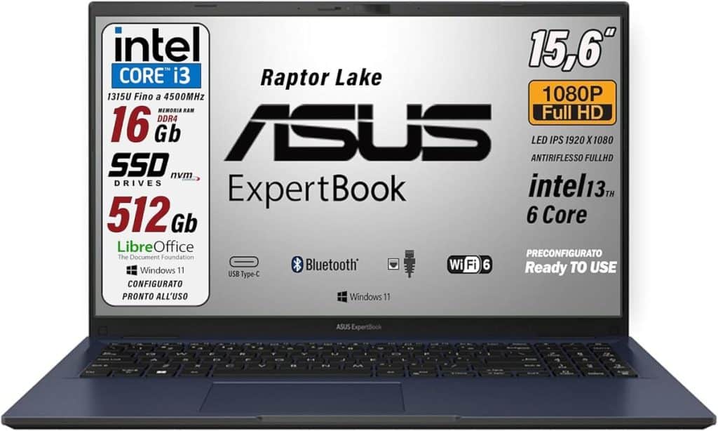 Test Asus Expertbook : pC portable Intel Core i3 2025, 16 Go RAM, sSD 512 Go
