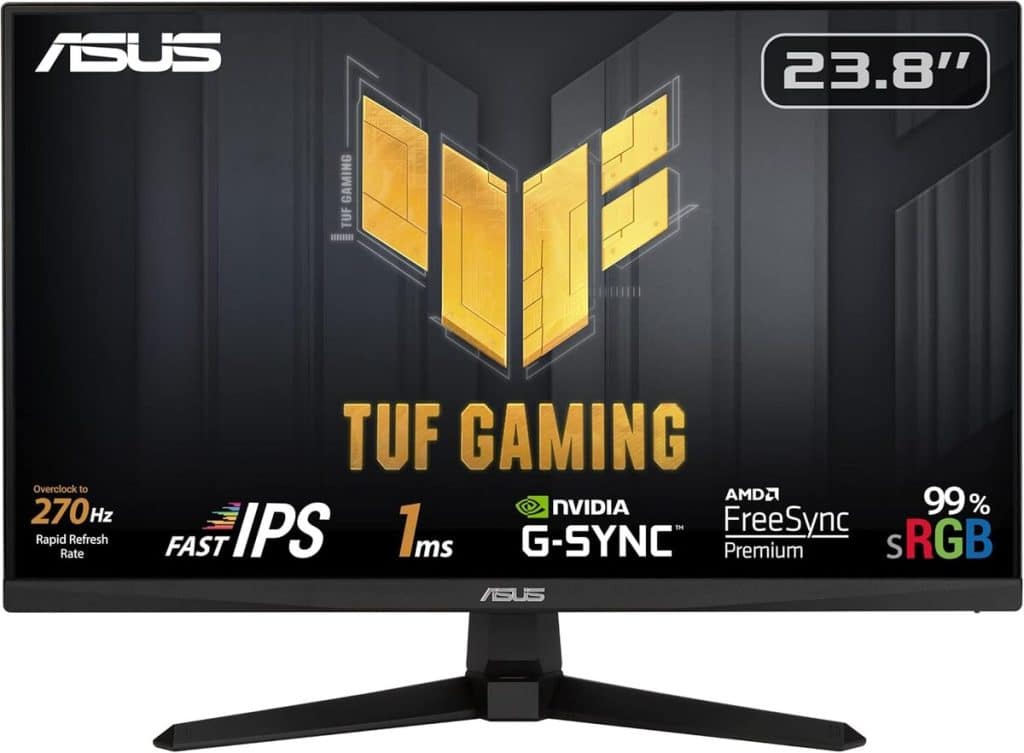 Test : écran ASUS TUF Gaming VG249QM1A 270Hz