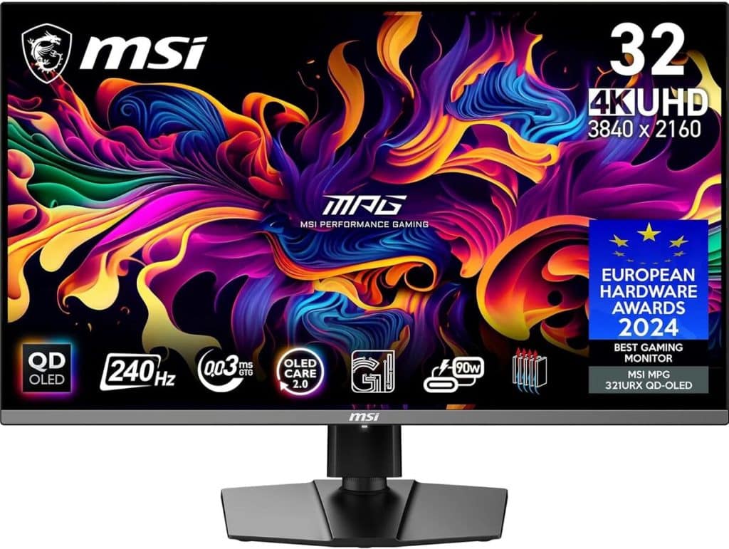Test : écran gaming MSI MPG 321URX QD-OLED 31.5" 4K UHD