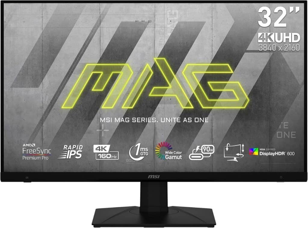 Test : mSI MAG 323UPF - Moniteur gaming UHD 32