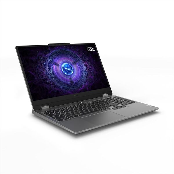 Lenovo LOQ 15IAX9 - Ordinateur Portable Gaming 15.6'' FHD 144Hz (Intel Core i5-12450HX, RAM 16Go, SSD 512Go, NVIDIA GeForce RTX 4050-6GB, Windows 11 Home) Clavier AZERTY Français - Gris Lunaire