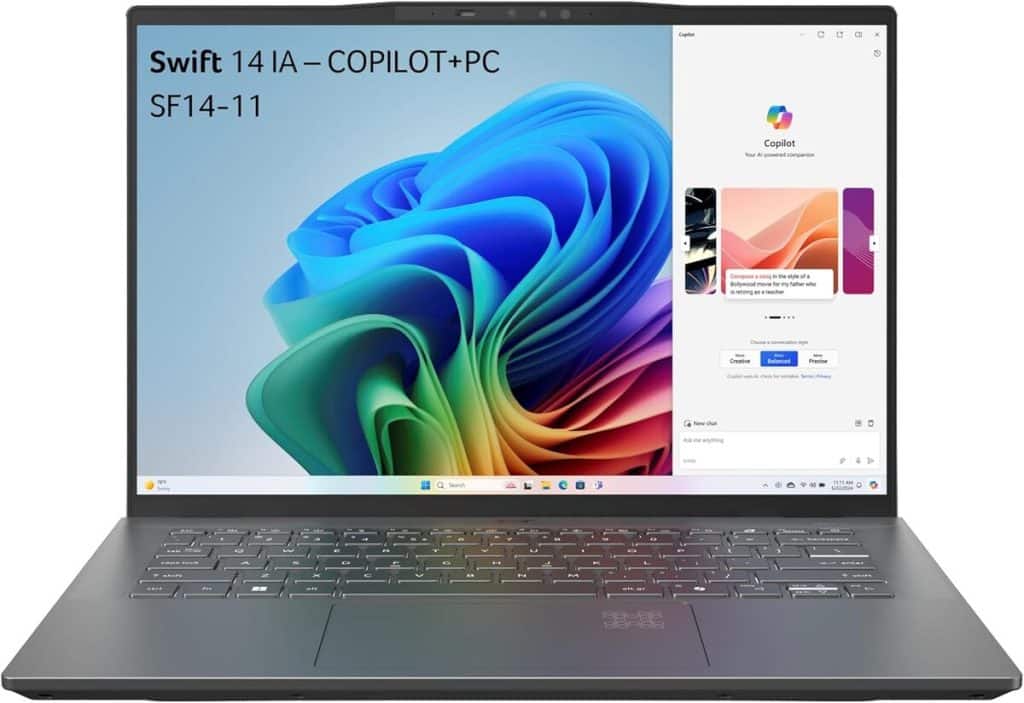 Test : acer Swift SF14-11-X54K, l'ordinateur portable IA 14, 5’’ performance ultime