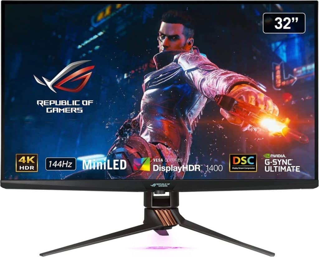 Test : aSUS ROG PG32UQX, écran PC gaming 4K 32" ultra-performant