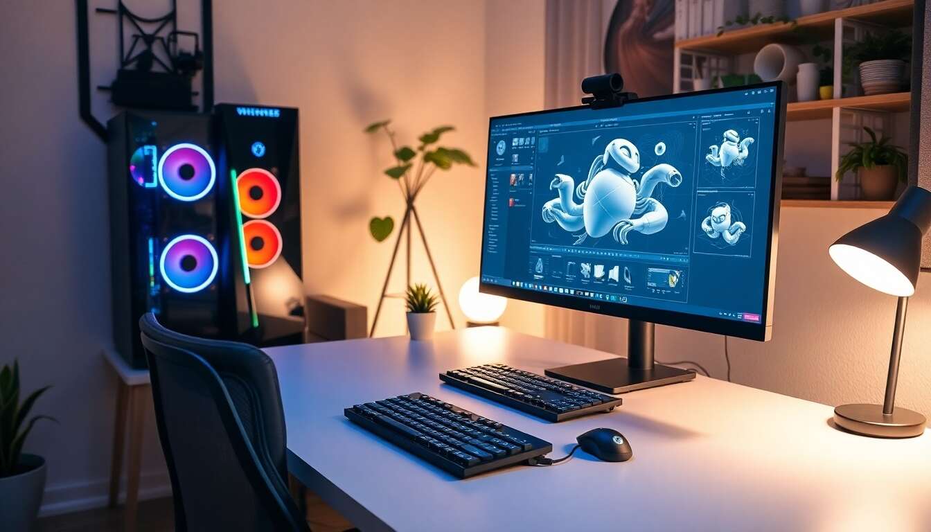 PC de bureau idéal pour l'animation graphique : guide d'achat