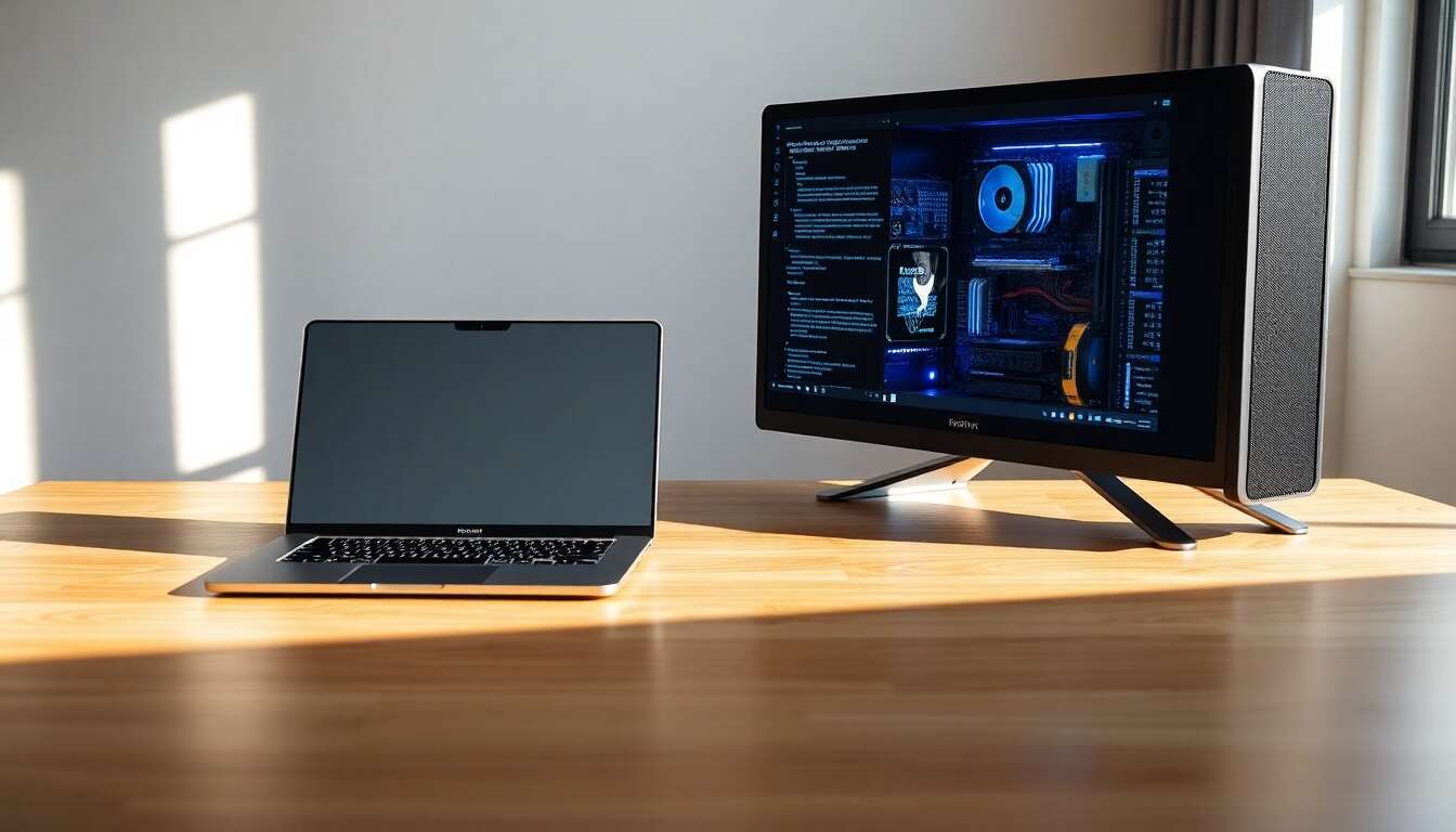 Comparatif entre laptop et desktop pour la programmation