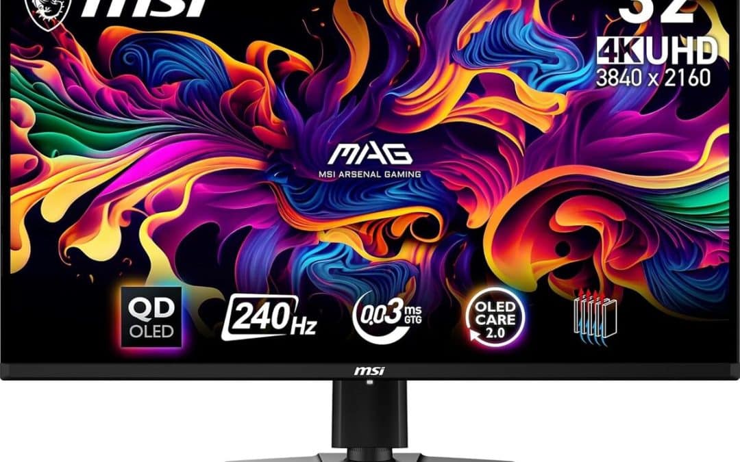 Test de l'écran gaming MSI MAG 321UPX QD-OLED : performance 4K et fluidité 240Hz