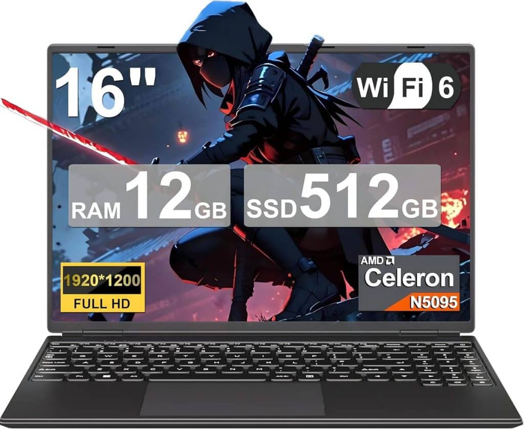 Test du PC portable Celeron N5095 16 pouces : puissance et connectivité 5G