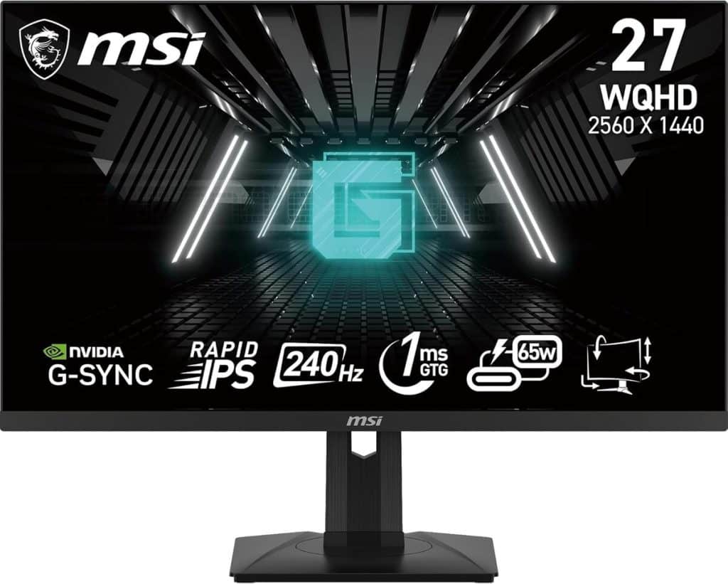 Test : écran PC gaming MSI G274QPX 27" rapid IPS 240 Hz