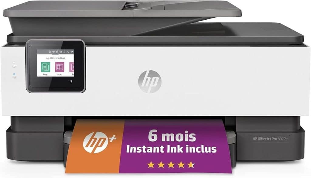 Test HP OfficeJet Pro 8022e : imprimante tout-en-un performante