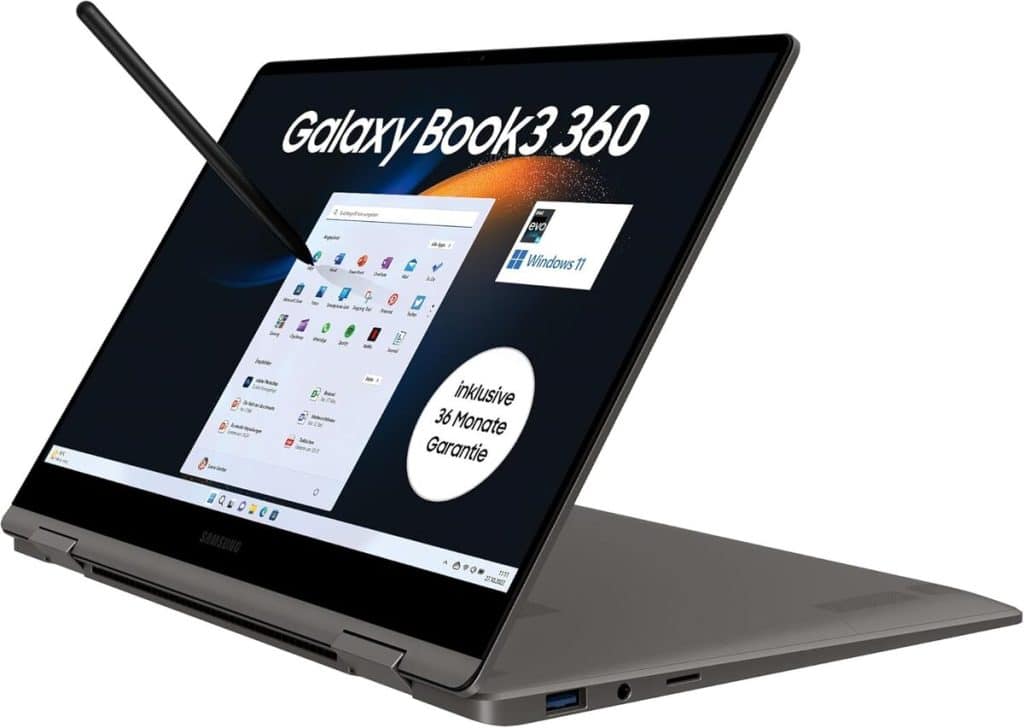 Test : samsung Galaxy Book3 360, l'ultrabook tactile AMOLED i7 qui impressionne