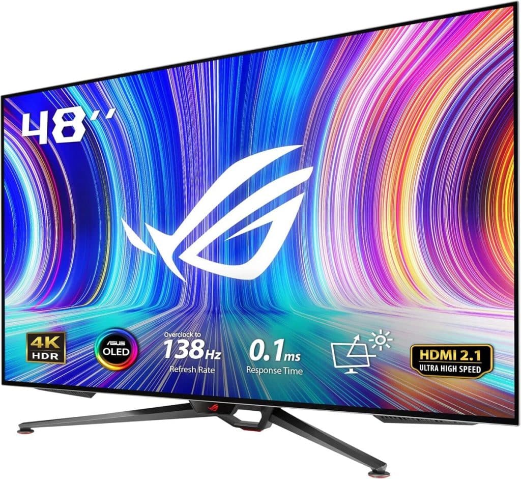 Test ASUS ROG PG48UQ : écran OLED gaming 48" ultra-performant