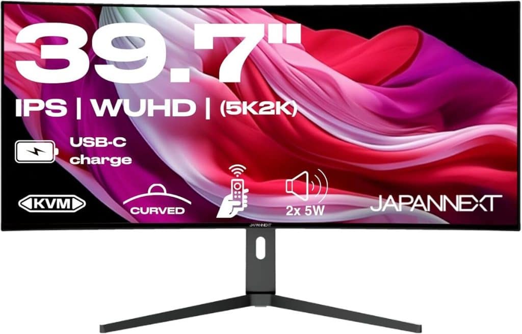 Test de l'écran incurvé JAPANNEXT JN-5X40 5K2K 39, 7