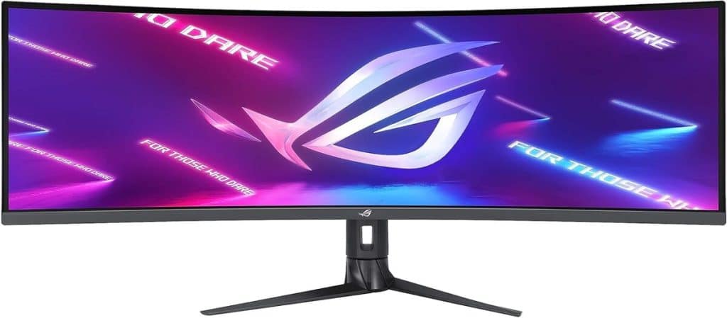 Test du moniteur gaming ASUS ROG Strix XG49WCR 49" incurvé