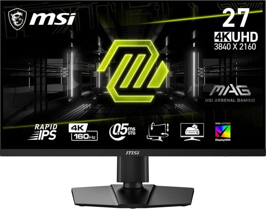 Test écran gaming MSI MAG 274UPF UHD 4K : performance immersive