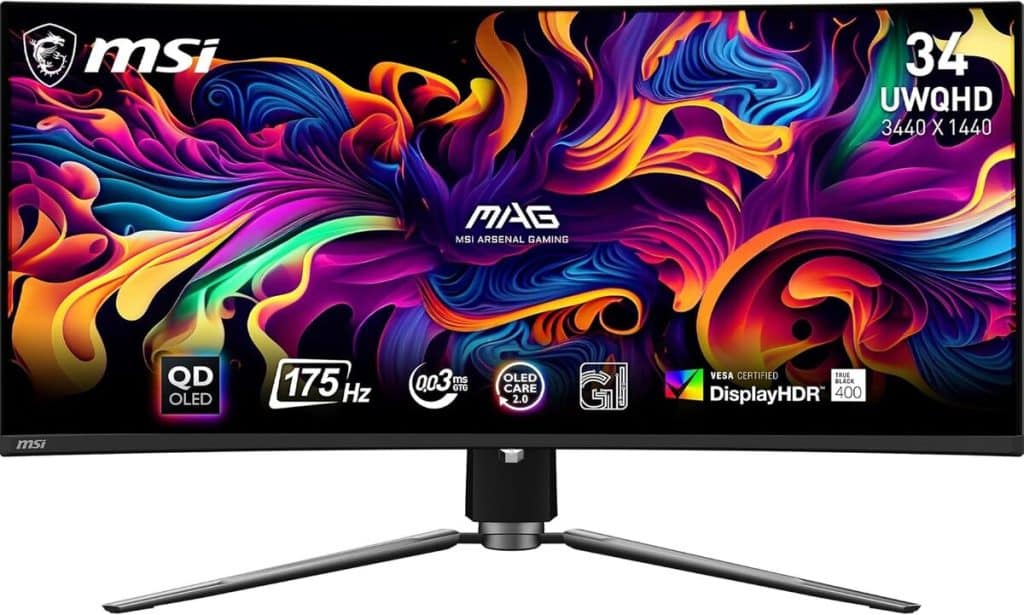 Test du moniteur gaming MSI mag 341CQP : performance et immersion