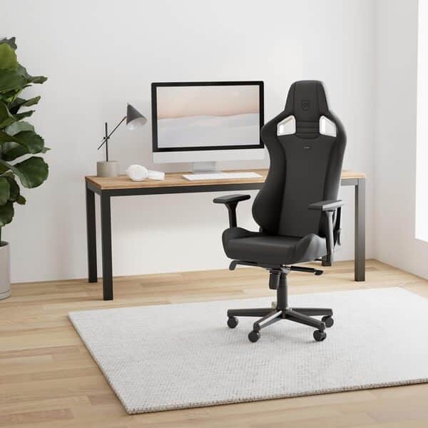 noblechairs Epic Chaise de Gaming - Chaise de Bureau - Cuir Synthétique PU - Êdition Noire