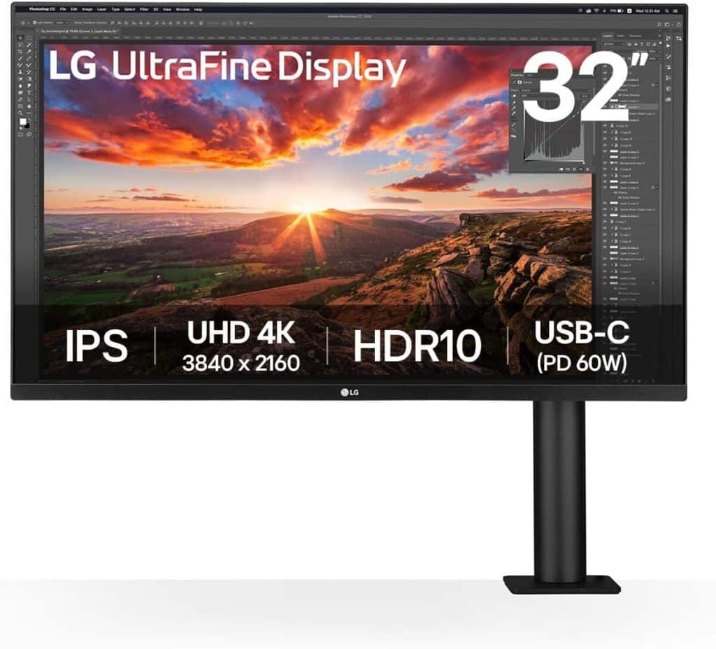Test de l'écran LG Ultrafine™ 32UN880K-B 4K 32" UHD