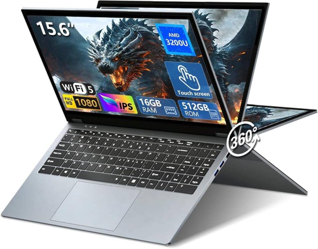 Test de l'ordinateur portable 2 en 1 Ekonavi Ryzen 3