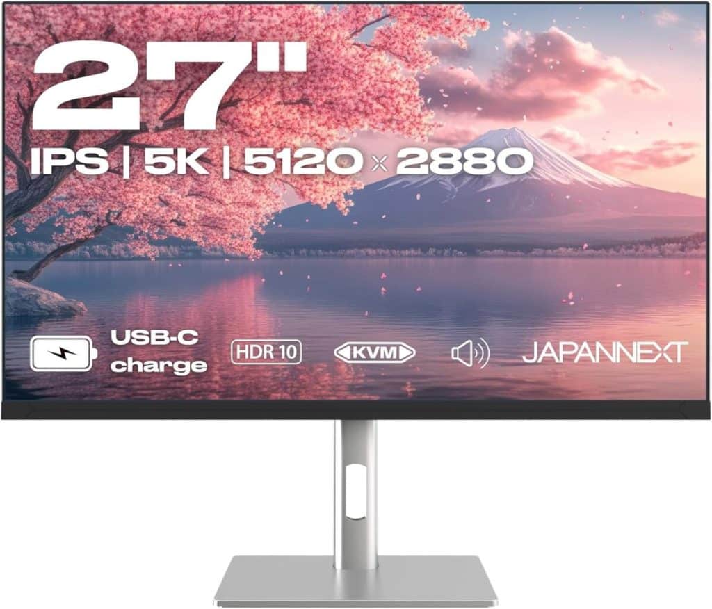 Test : écran JAPANNEXT 27" 5K avec USB-C et HDR