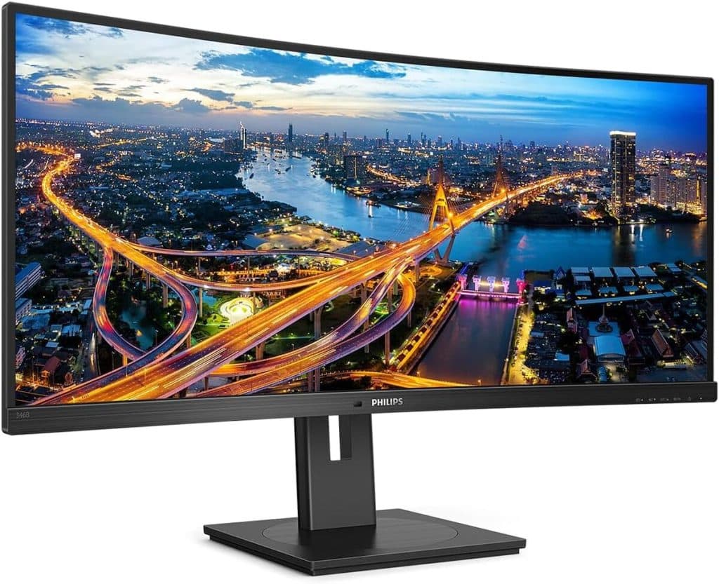 Test : moniteur incurvé Philips 346B1C, performance et immersion