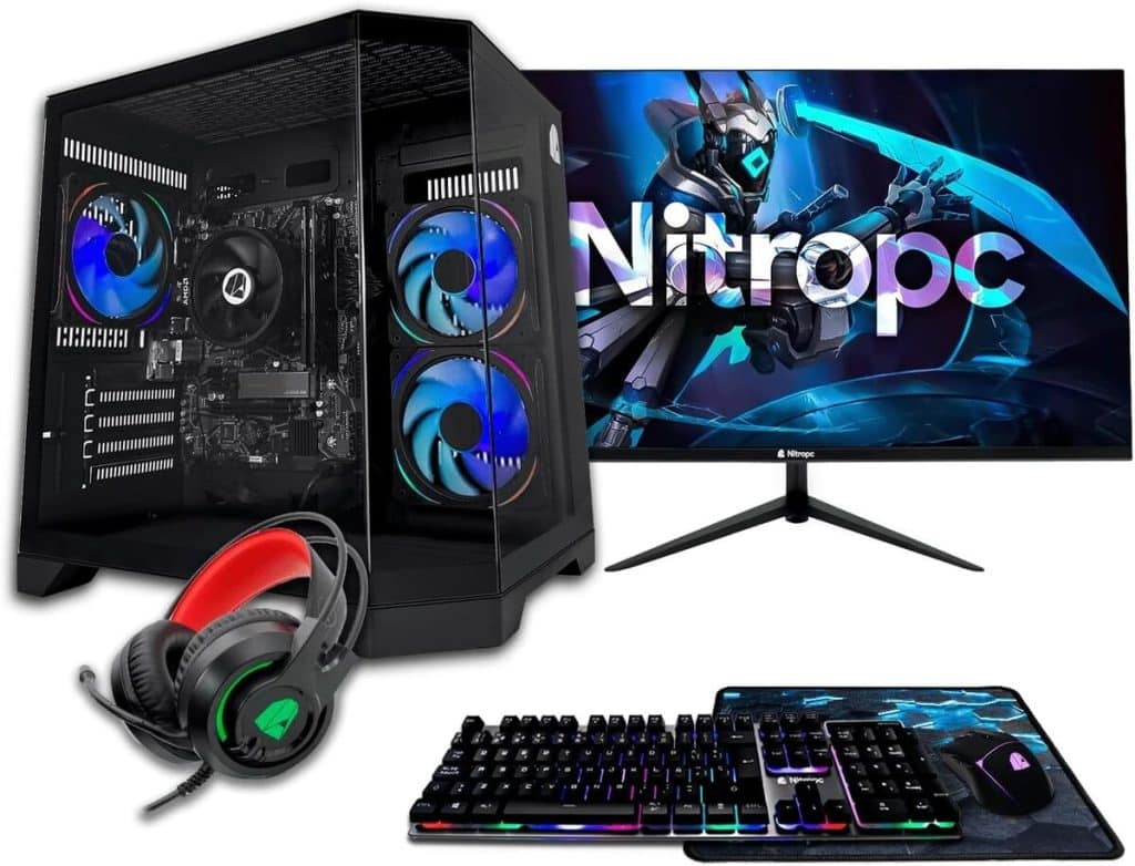 Test : nitroPC Pack Bronze, le PC gaming complet Ryzen 5