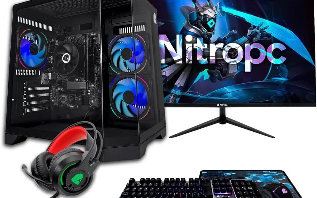 Test : nitroPC Pack Bronze, le PC gaming complet Ryzen 5