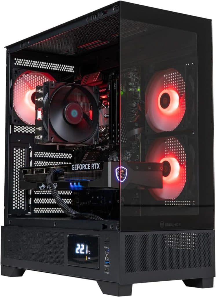 Test : pc gamer Breunor Ubbe Ryzen 5 7600 performances extrêmes