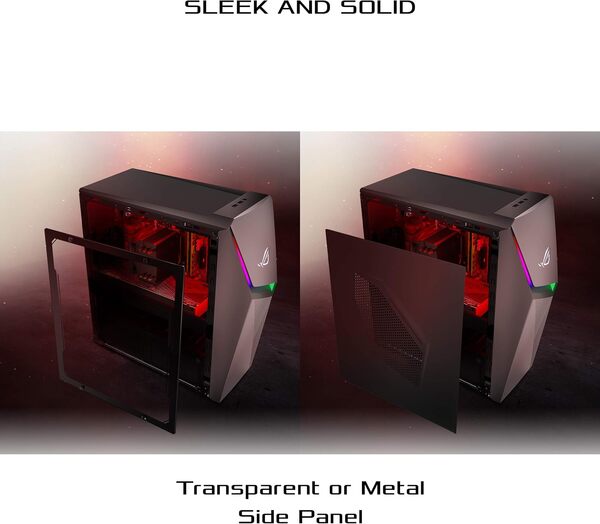 ROG Strix GL10DH Gaming Desktop PC, AMD Ryzen 7 3700X, GeForce GTX 1660 Ti, 16 Go de RAM DDR4, 512 Go SSD + 1 To SSD, Wi-Fi 5, Windows 10 Home, GL10DH-PH762