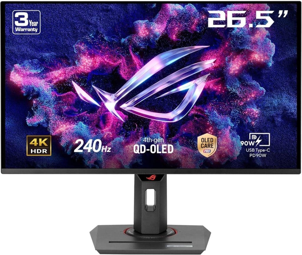 Test ASUS ROG Strix XG27UCDMG : performance 4K QD-OLED 240Hz