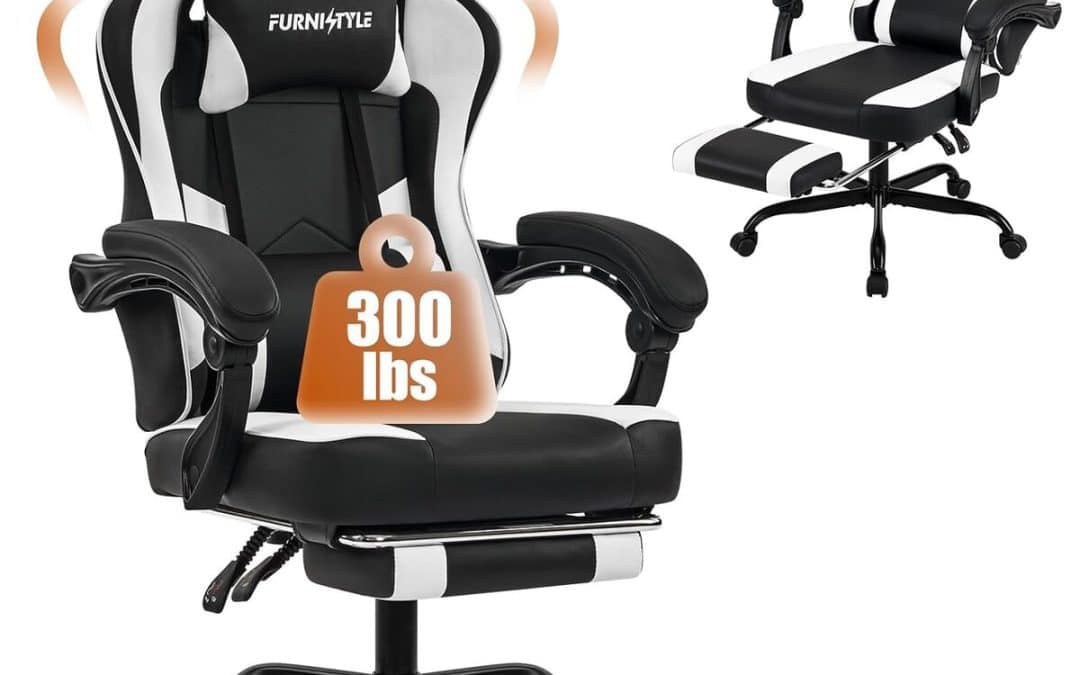 Test : chaise gamer ergonomique avec repose-pieds et soutien lombaire