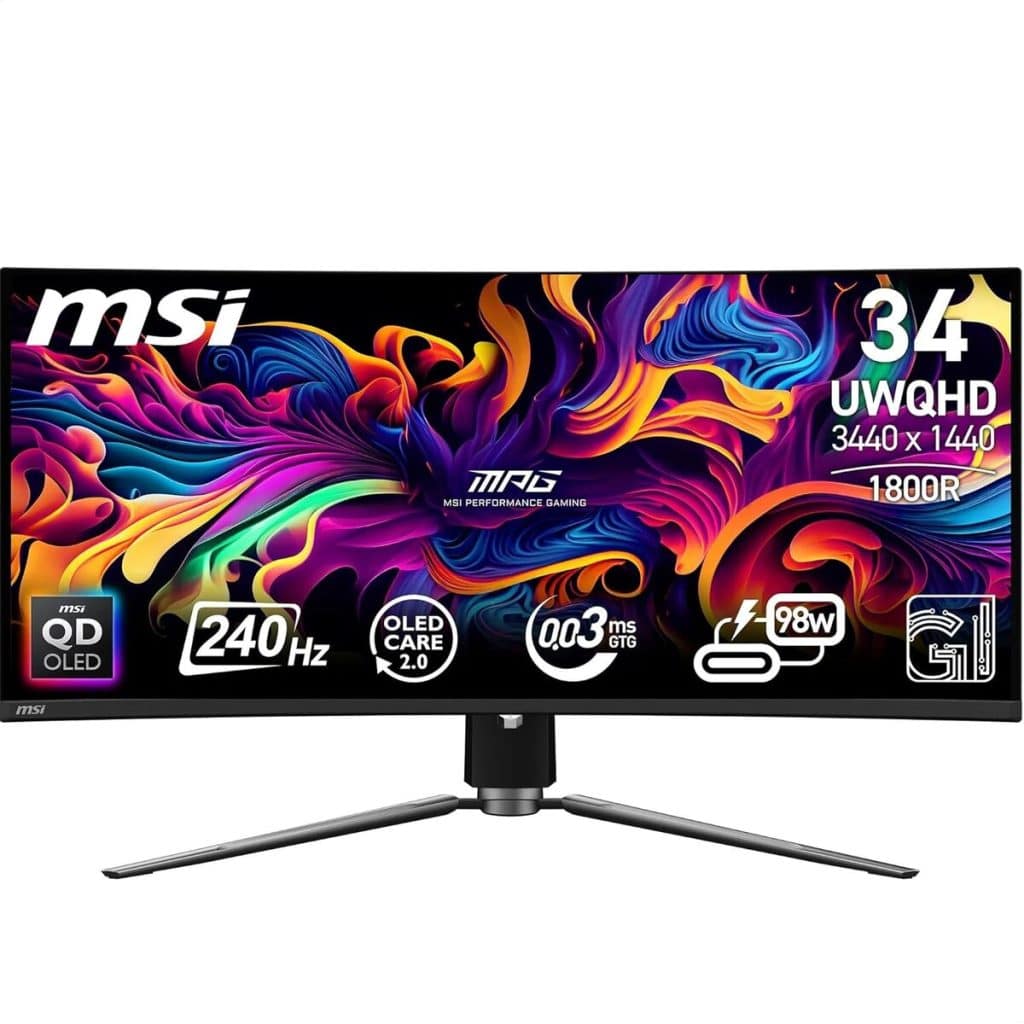 Test de l'écran MSI MPG 341CQPX QD-OLED