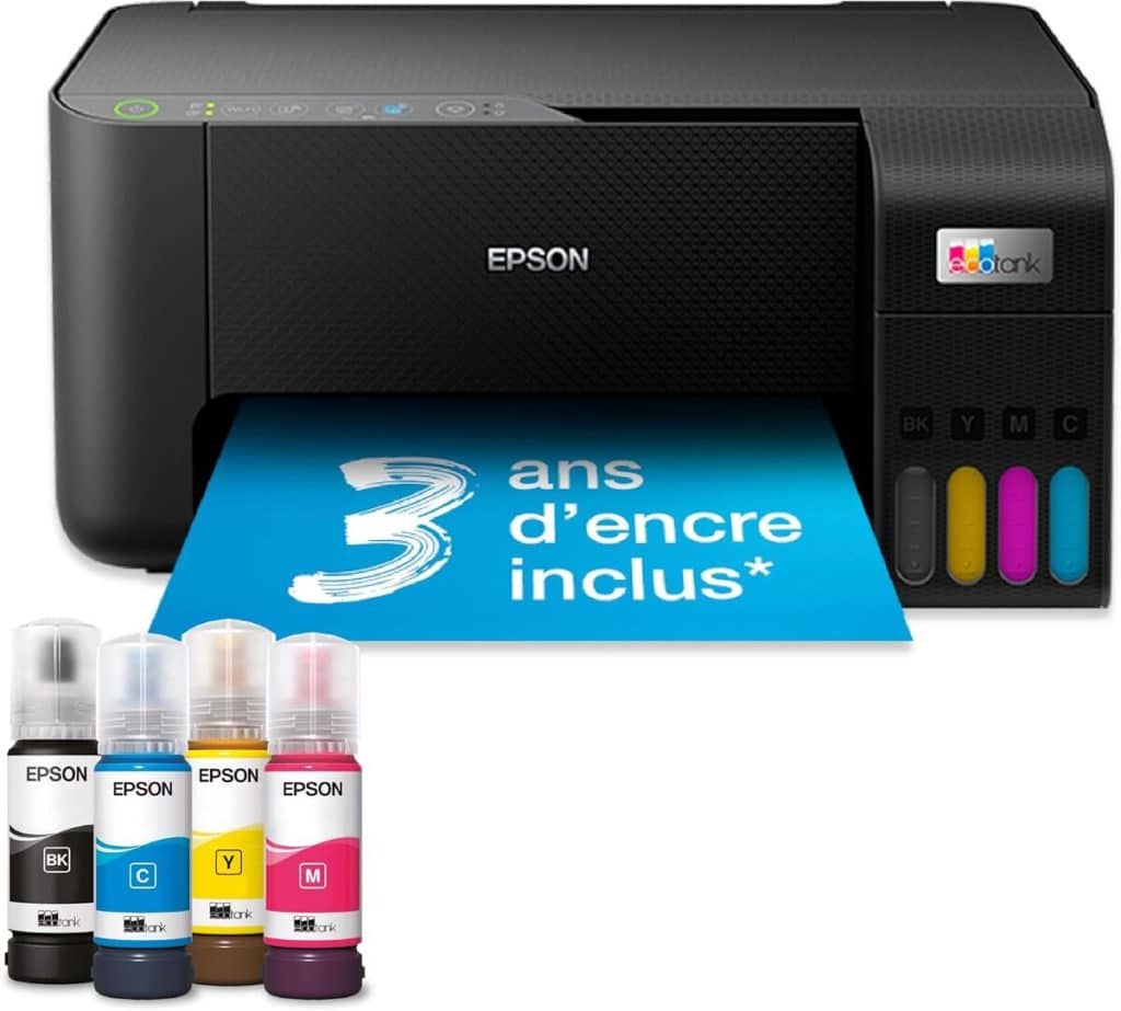 Test de l'imprimante Epson EcoTank ET-2810 WiFi
