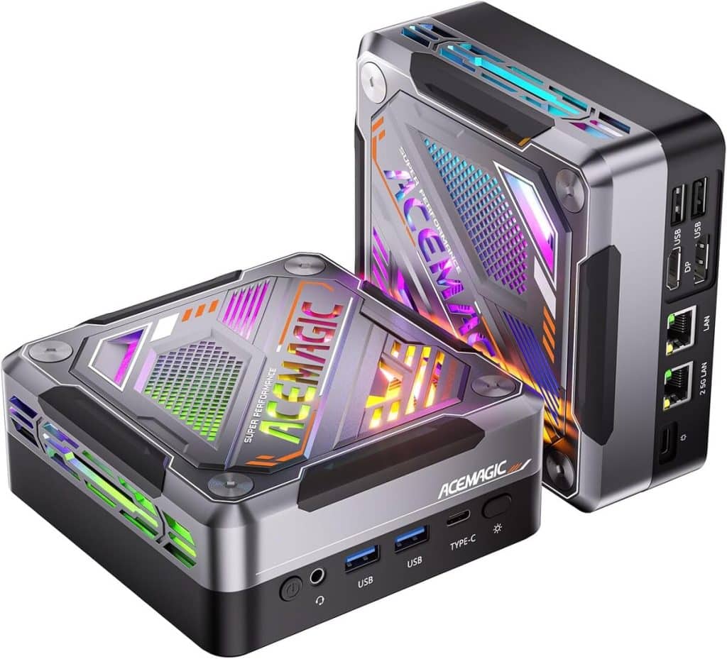 Test du ACEMAGIC Cyberpunk RGB : mini PC gamer puissant et compact