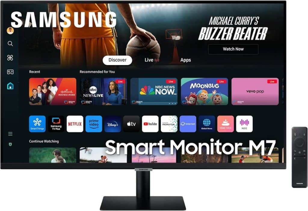 Test du moniteur Samsung M7 : polyvalence UHD 4K