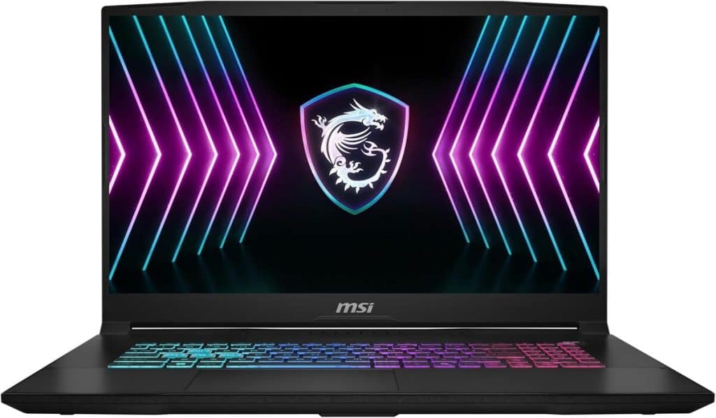 Test du MSI Katana 17 : puissance et performance au rendez-vous