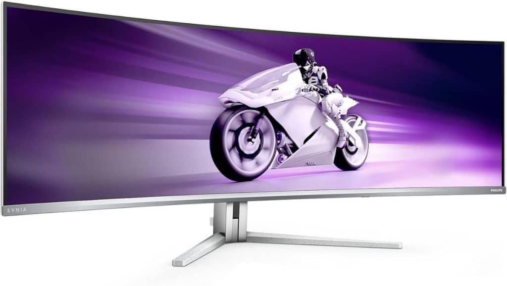 Test du Philips Evnia 49M2C8900 : moniteur gamer OLED incurvé 49 pouces