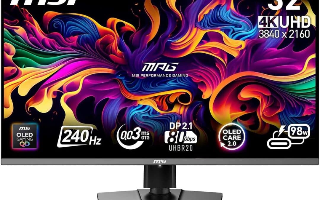 Test : écran MSI MPG 322URX 4K Ultra HD